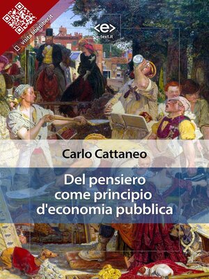 cover image of Del pensiero come principio d'economia pubblica
